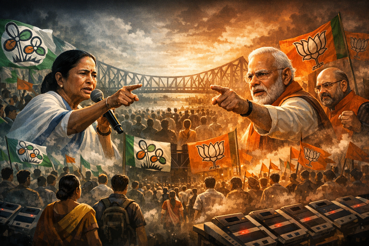 West Bengal Assembly Elections Pit Mamata Banerjee's TMC Against BJP's Expansion Bid